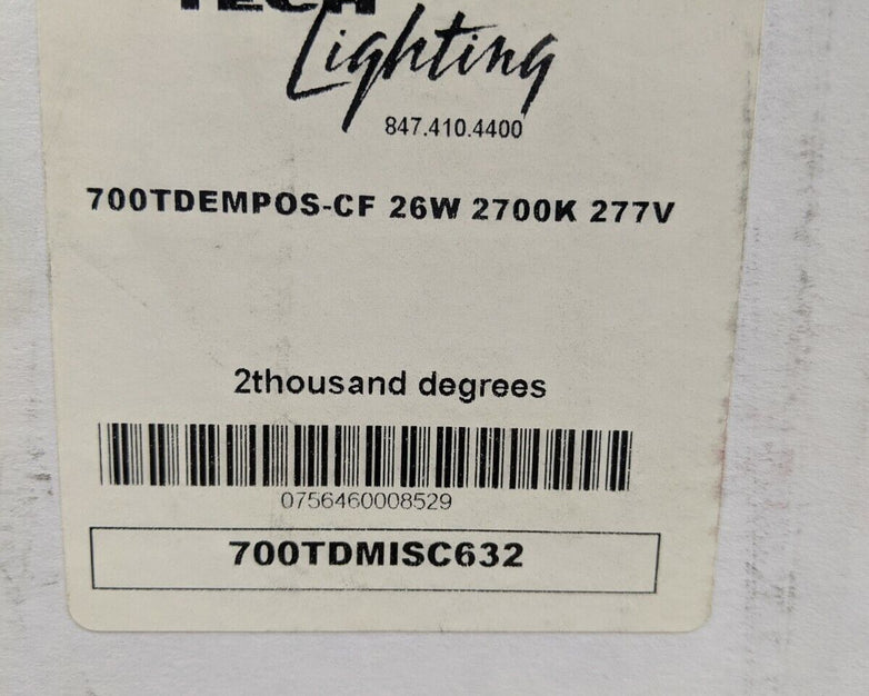 Tech Lighting 700TDEMPOS-CF 26W 2700K 277V 2 Thousand Degrees
