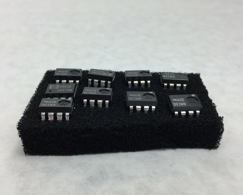 HP 6N136 DIP-8 Integrated Circuit Lot of 9 NOS