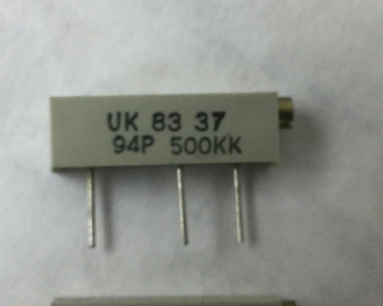 Allen Bradley Potentiometer, UK 83 37, 94P 500KK, (Lot of 3) NEW