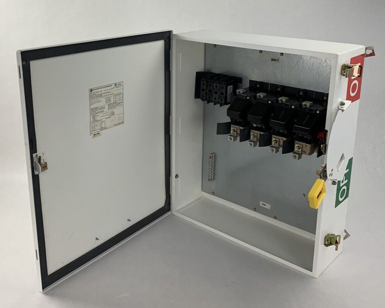 GE Solar Duty Safety Switch TSN4634J 100A 600 VDC