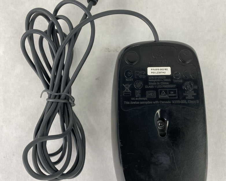 Lot( 5 ) Logitech M-U0026 Optical 6ft Wired USB Scroll Wheel Mouse 810-002182