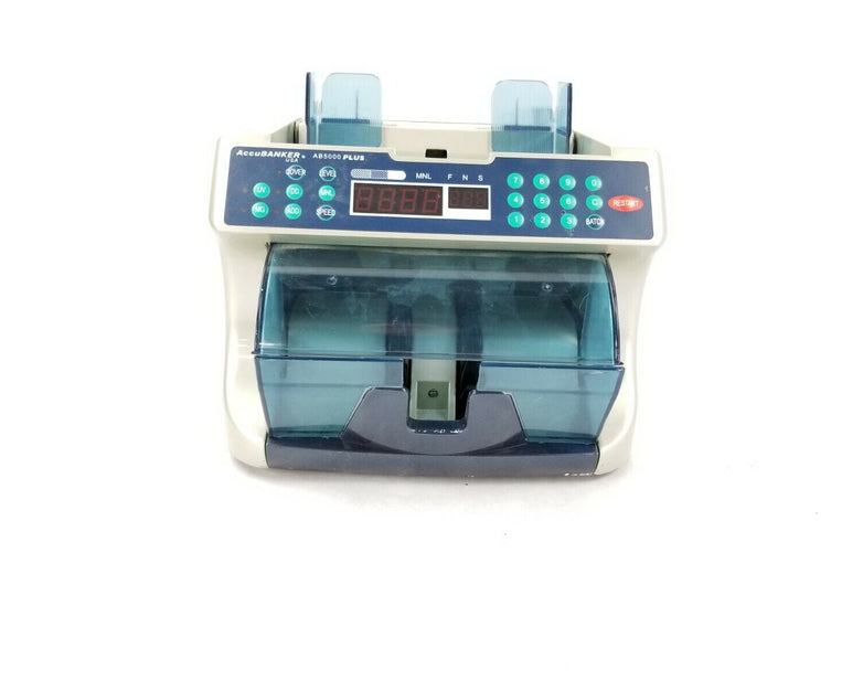 AccuBanker AB5000 Plus Commercial Bill Counter Untested