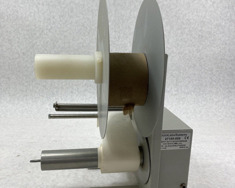 Quick Label Systems 27100-000 Heavy Duty QuickDispense Auto Dispenser UNTESTED