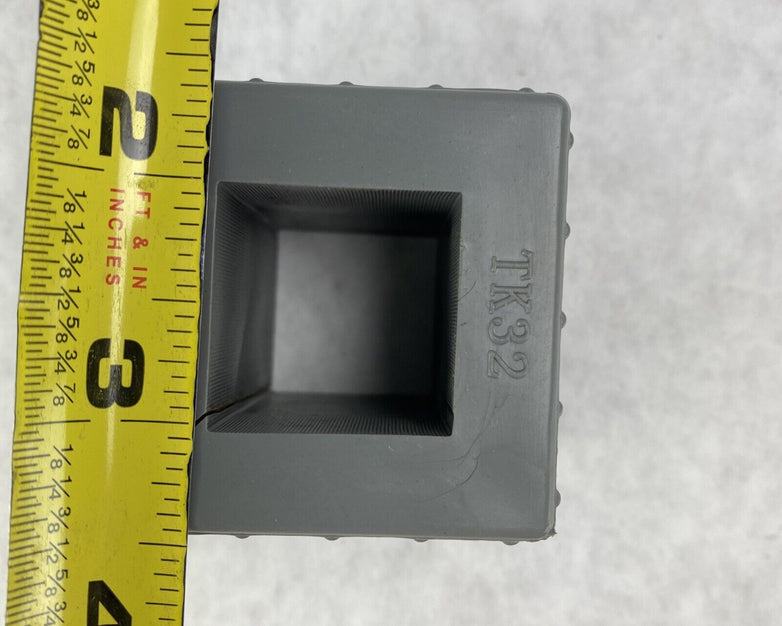 Lot( 2 ) TK-32 1" x 1" x 1.75" Squaretube Spacer Pad Holder Stabilizer Bumper