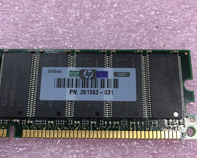 (Lot of 2) 256MB DDR266 CL2 ECC C3844822 HYS72D32501HR-7-C 261583-031