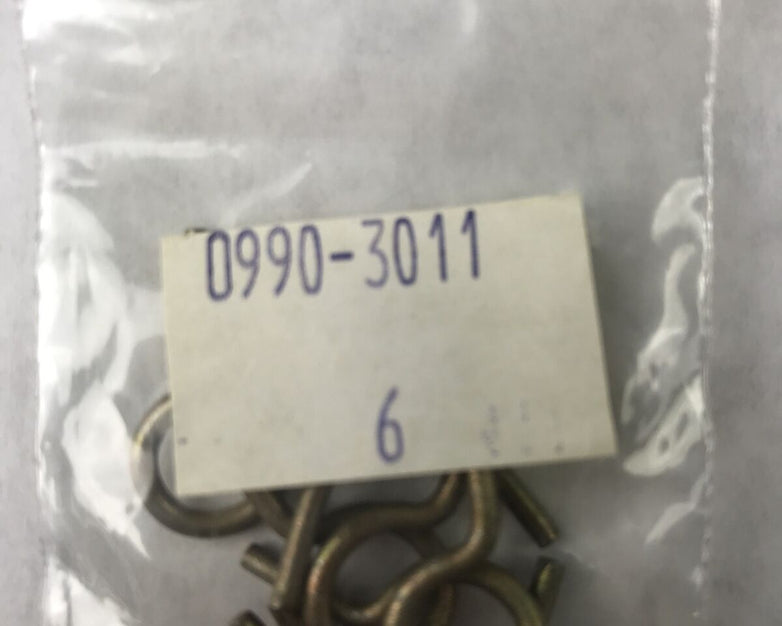 6 Tube Clamps 0990-3011 for Perkin Elmer Pyris 1 TGA NEW