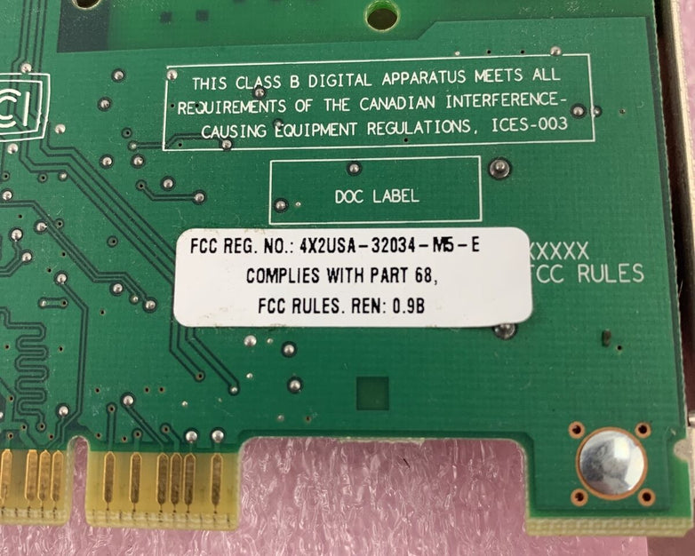 3com US Robotics Modem Card 3CP5610-Var-20 PCI