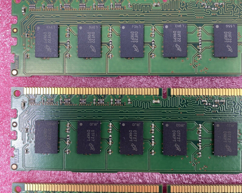 Lot of ( 4 ) 2GB Micron MT16JTF25664AZ-1G4F1 PC3-10600 DDR3 240-Pin DIMM Memory