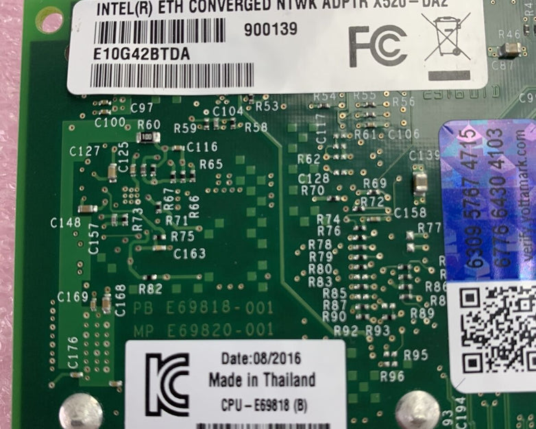 Intel ETH CONVERGED NTWK ADPTR X520