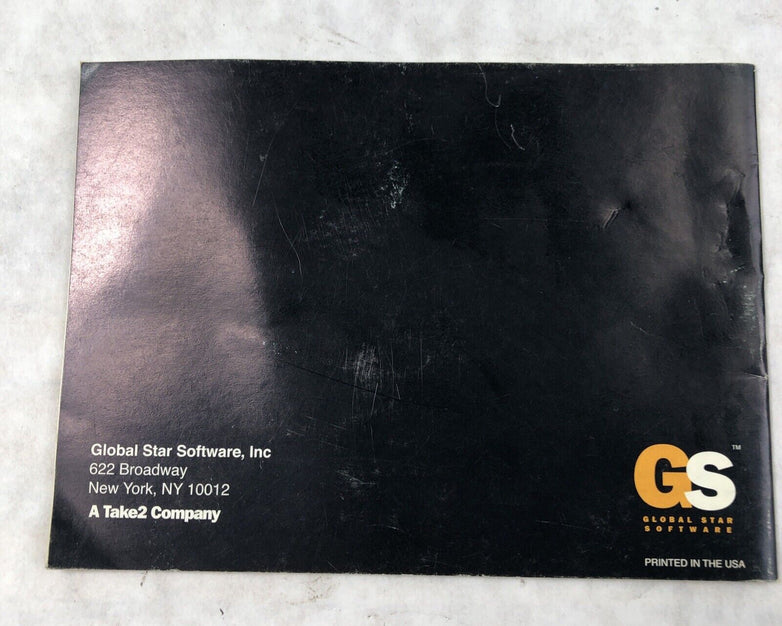 Gameboy Advance Corvette Game and Instruction Booklet