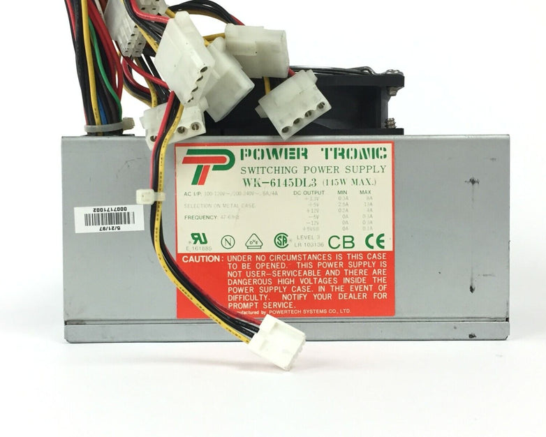 Power Tronic WK-6145DL3 145W Switching Power Supply 20-Pin