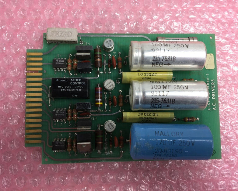 MSI 06107 A.C. Drivers Assy No 24860-3 Card