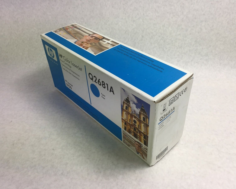 Genuine HP Laserjet Q2681A Cyan Toner Cartridge Factory Sealed Box