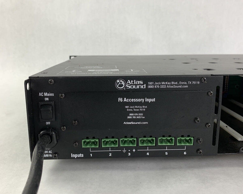 Atlas Sound F6 Multi-Impedance Modular Amplifier