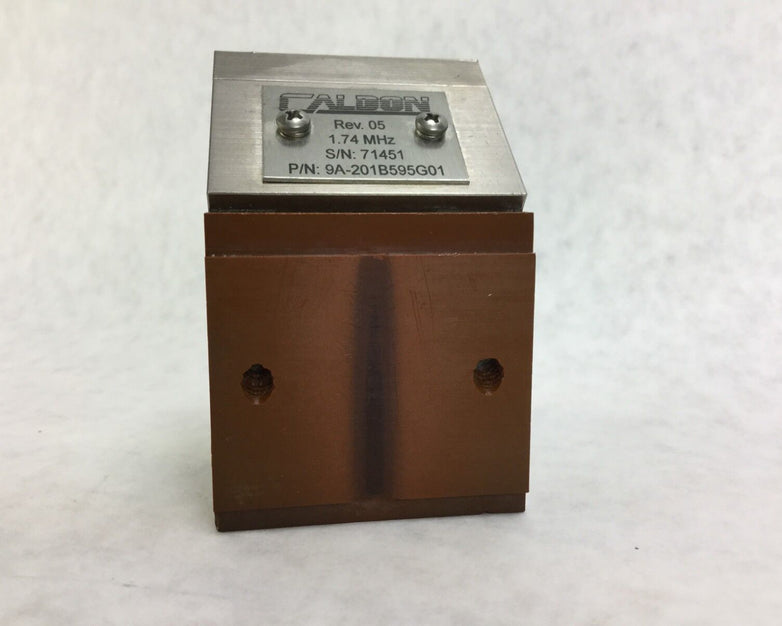 Caldon 9A-201B595G01 1.74 MHz CW 7967 OW 38.00 HW .635 Untested