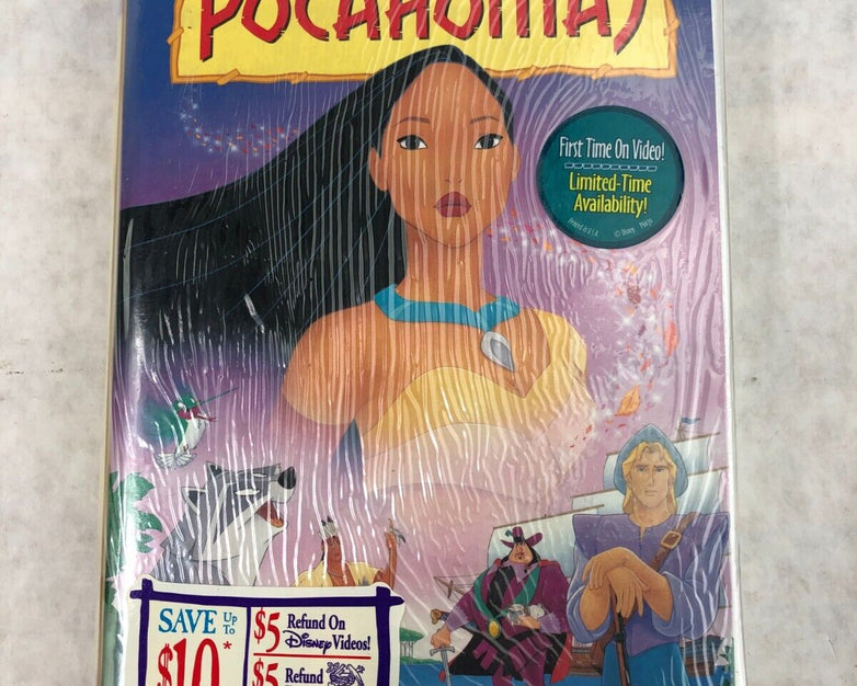 Pocahontas Walt Disney's Masterpiece VHS #5741 NEW Sealed
