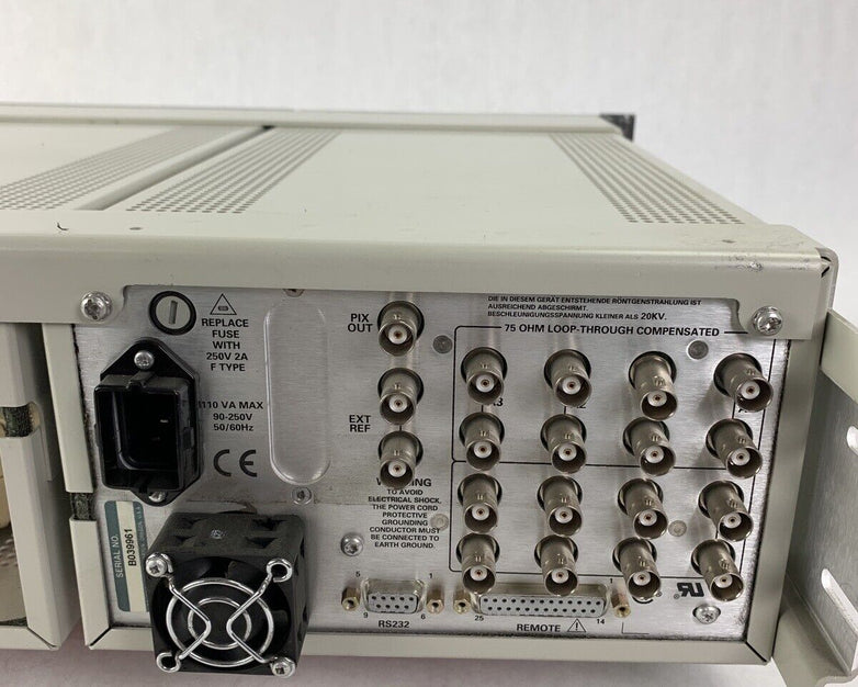 Tektronix 1750A Waveform Vector Monitor Power Tested for Parts and Repair