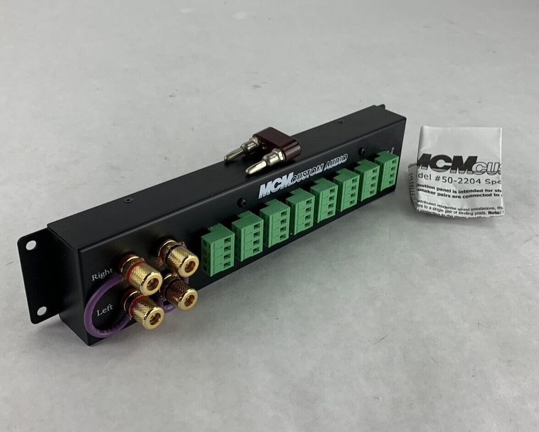 MCM Custom Audio Model 50-2204 Speaker Distribution Panel Box Opened