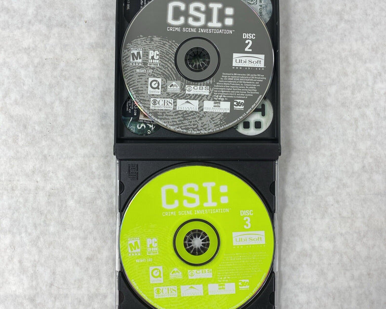CSI Crime Scene Investigation 2003 PC Video Game by UbiSoft Rated M