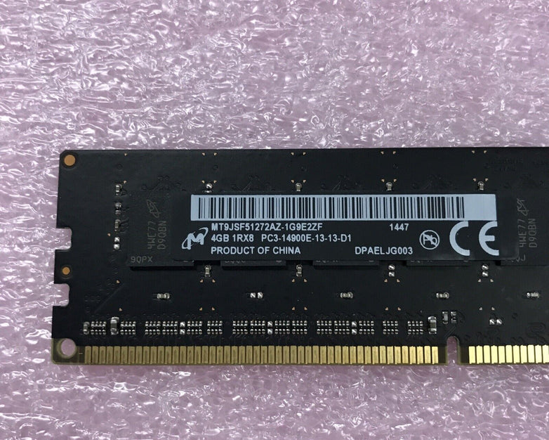 Micron 12GB Kit 3x4GB 1Rx8 PC3-14900E-13-13-D1 Ram MT9JSF51272AZ-1G9E2ZF