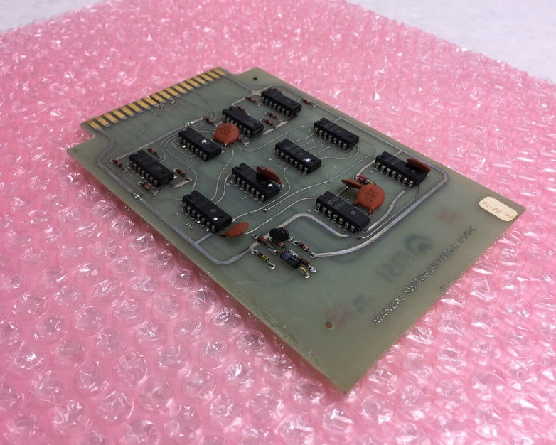 Vintage 1975 MSI Manual Switch Buffers & Logic 24866 Micromedic Card