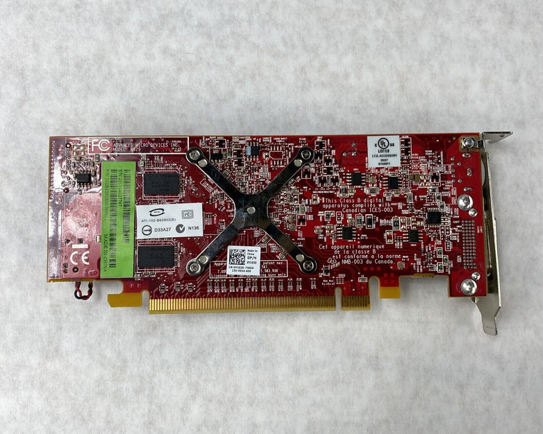 Lot of 5 ATI 0Y104D Radeon HD 3450 256MB S-Video DMS-59 PCIe video graphics GPU