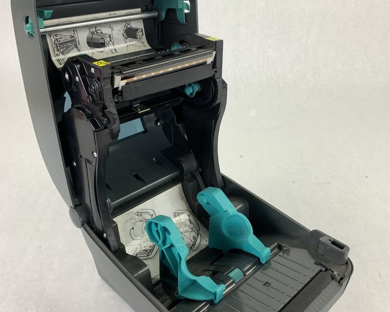 Zebra GX430t Barcode Printer Thermal Label 4" Bad Serial Port Tested