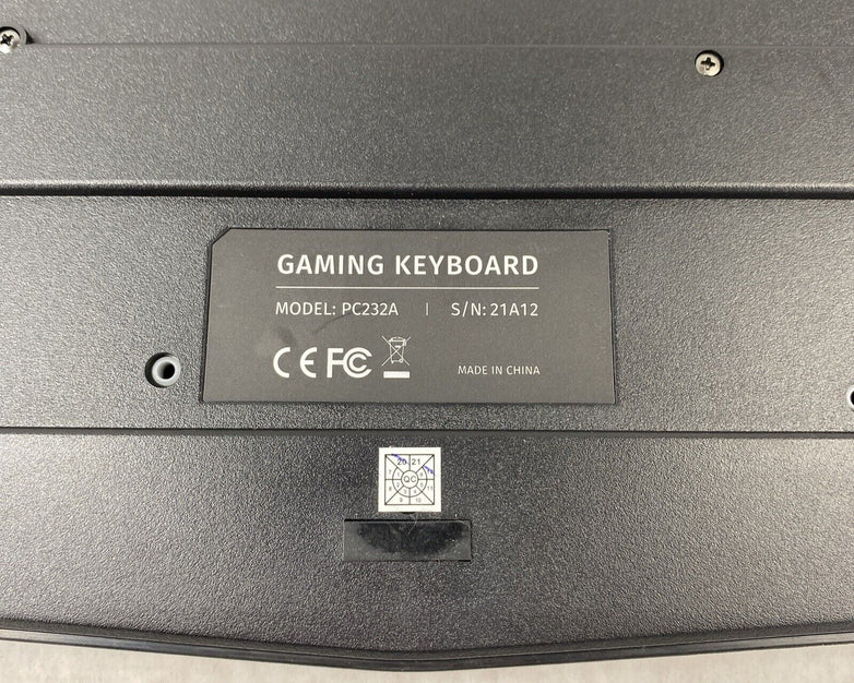 Pictek PC232A Wired Multicolor RGB Background Gaming Keyboard w/ T7 Gaming Mouse