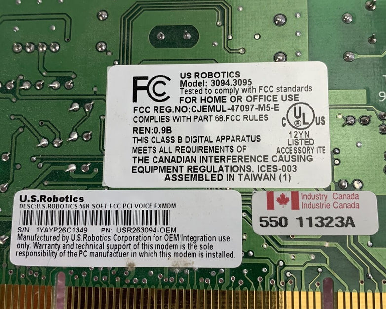 Modem 3094.3095 US Robotics 01156151