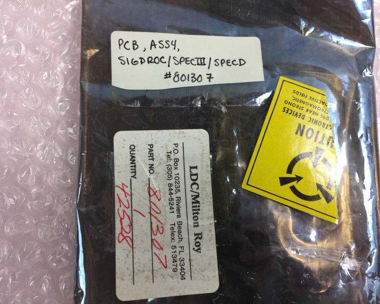 LDC / Milton Roy Part# 801307 PCB Assy SIGROC Spec III Specd