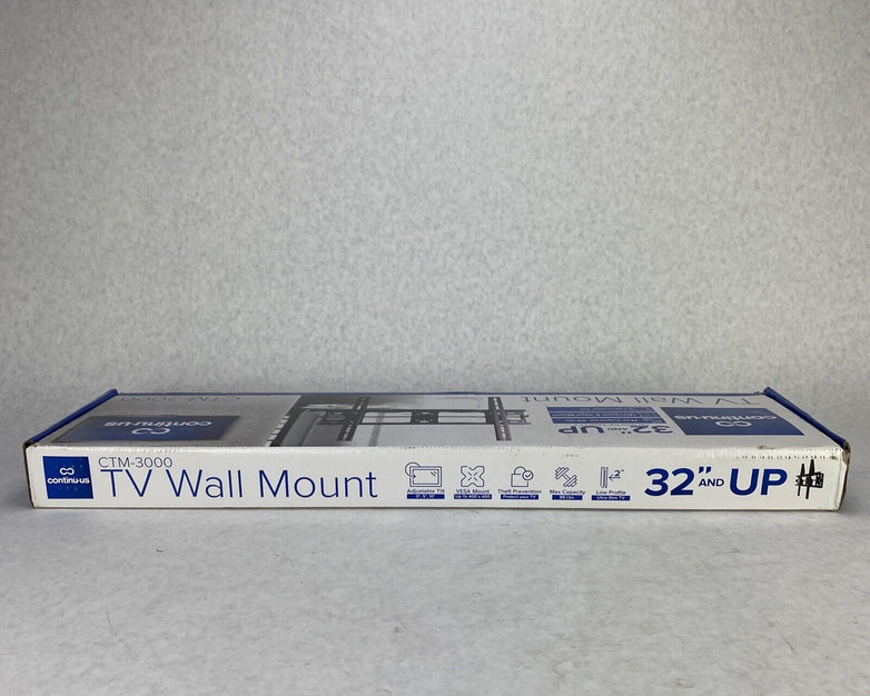 CONTINUUS CTM-3000 TV Wall Mount 32 Inches And Up Max Capacity 88 lbs
