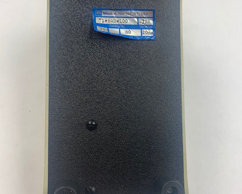 Manostat 71-649-100 Charger Stand 115V 60Hz 20ma