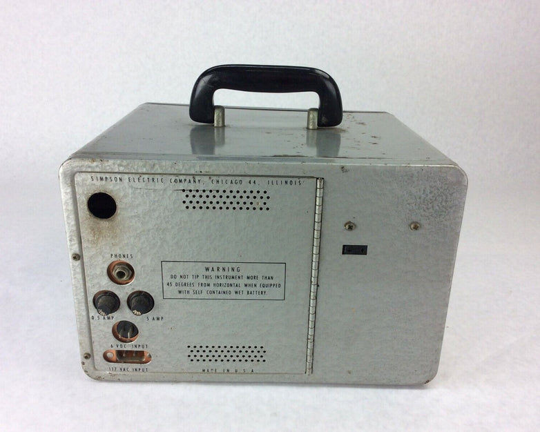 Vintage Simpson TV Field Strength Meter 498-A