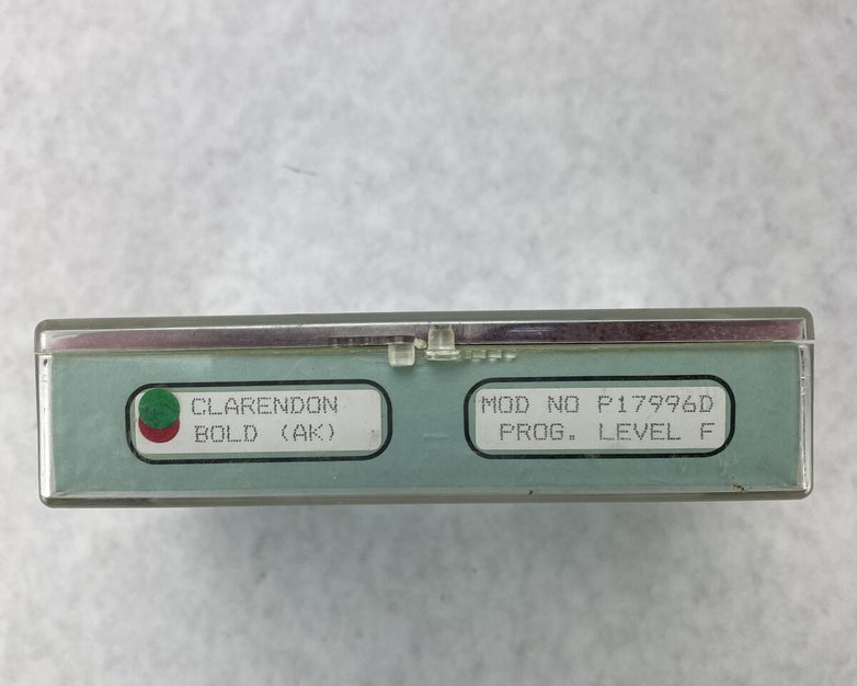 Gerber Scientific P17996D Clarendon Bold Signmaker III & IV Graphix Lettersmith