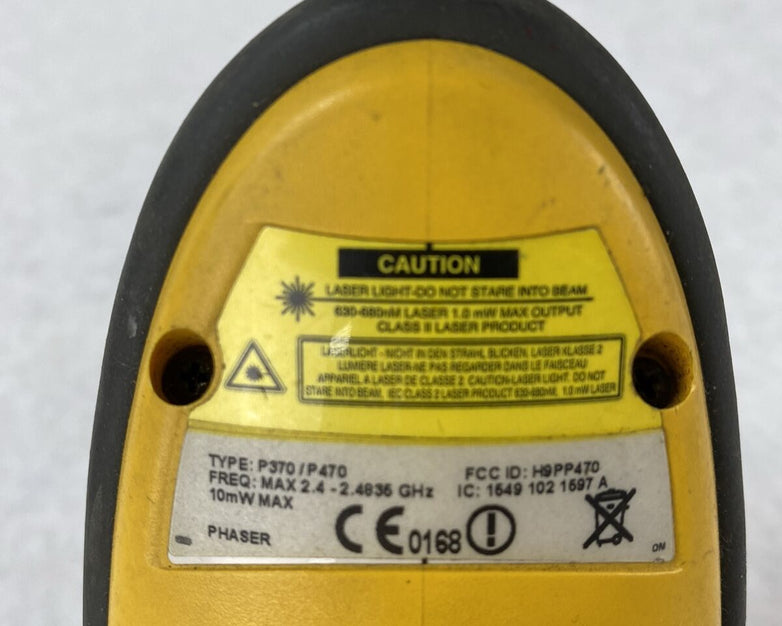 Symbol Phaser P370 P470 RF Bar Code Scanner Untested