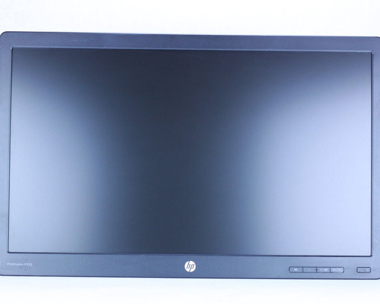 Lot of 2 HP ProDisplay P232 1920x1080 23" Monitor VGA-DP No Stands