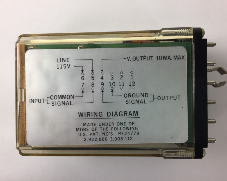 Electro Mini-Prox, Proximity Control, 55141, Input 115V 60HZ, Electronic Output