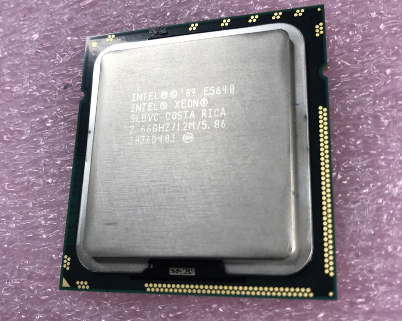 (Lot of 2) Intel E5640 Intel Xeon SLBVC 2.66GHZ 12M 5.86 3036D403 CPU Processor