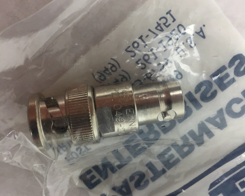 New Pasternack 20 dB - Brass Nickel BNC Male to BNC - 2 Watt - 4 GHz - PE7049-20