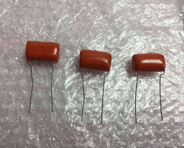 (3) Sprague 225PY .56 100 DC Orange Drop Capacitor Lot of 3