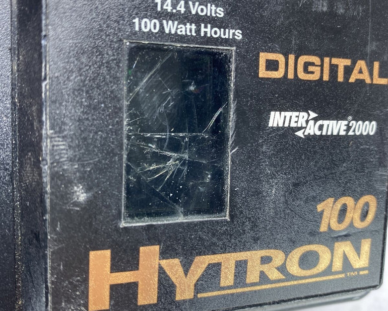 Anton Bauer Hytron 100 Digital Ni-MH Genuine Logic Series 14.4V CRACKED DISPLAY