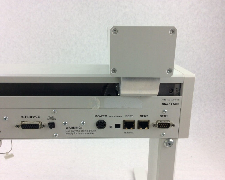 Leap Technologies CTC Analytics HTC PAL Autosampler MXY 04-01A MV 02-01A