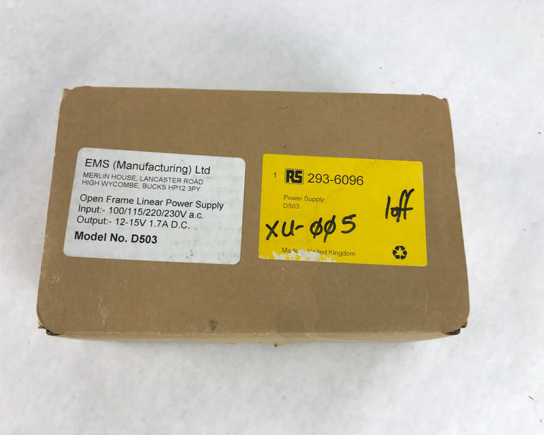 EMS Power - Open Frame PSU - Model D503 - 12-15V 1.7A