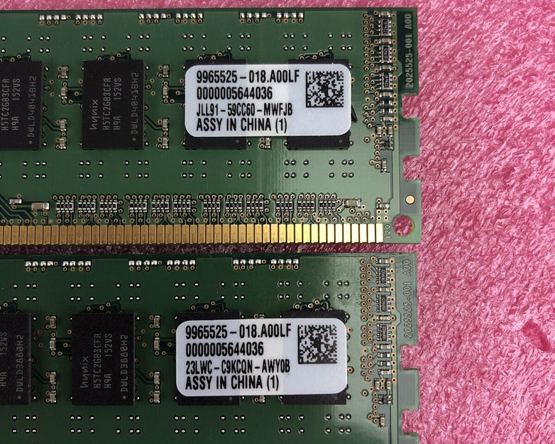 Kingston 8GB DDR3 1333MHz PC3-10600 240-Pin DIMM non-ECC kit of 2