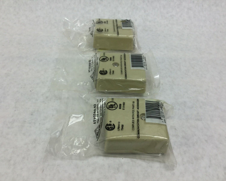 Allen Tel Products AT103A8-52 Communications Circuit Accessory Lot of 3