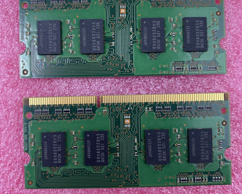 2x 2GB Samsung M471B5773DH0-CH9 PC3-10600S DDR3-1333MHz 204pin So-DIMM Memory