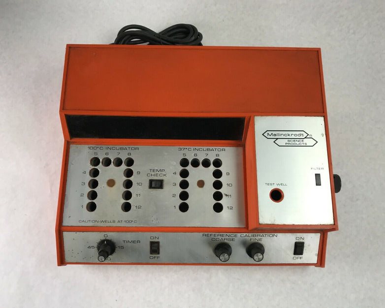Vintage Mallinckrodt Science Products Model 370 Serometer Incubator