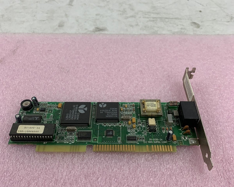 Supra 16-Bit ISA Modem Card SupraExpress 33.6i PnP VoiceInternal 30-0130-3A