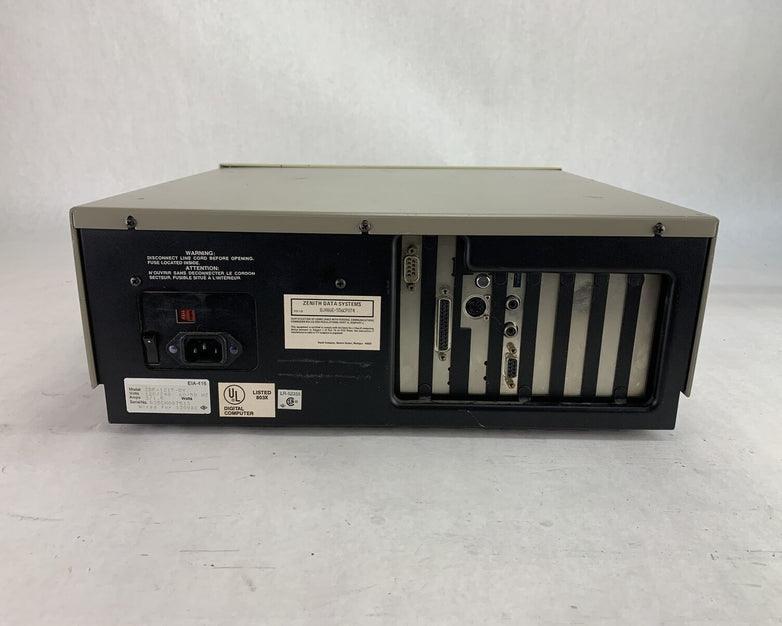 Zenith ZF-1217-DY P8088-2 815MHz 640MB RAM No HDD No OS