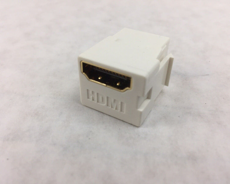 Lot of 5 C2G Snap-In HDMI Keystone Module - White
